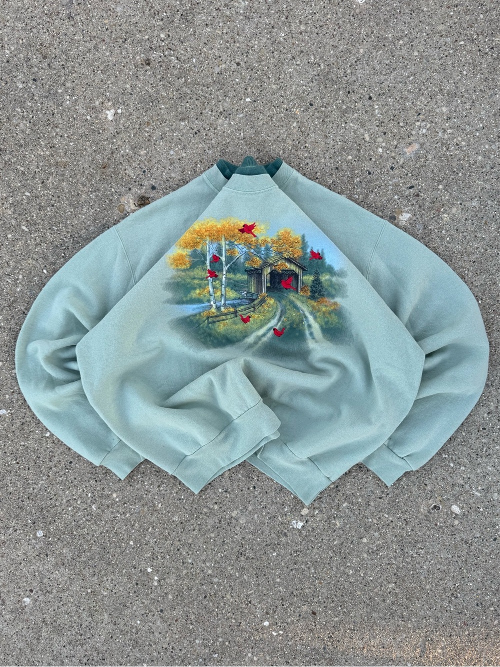 Vintage Country Nature Crewneck Sweater